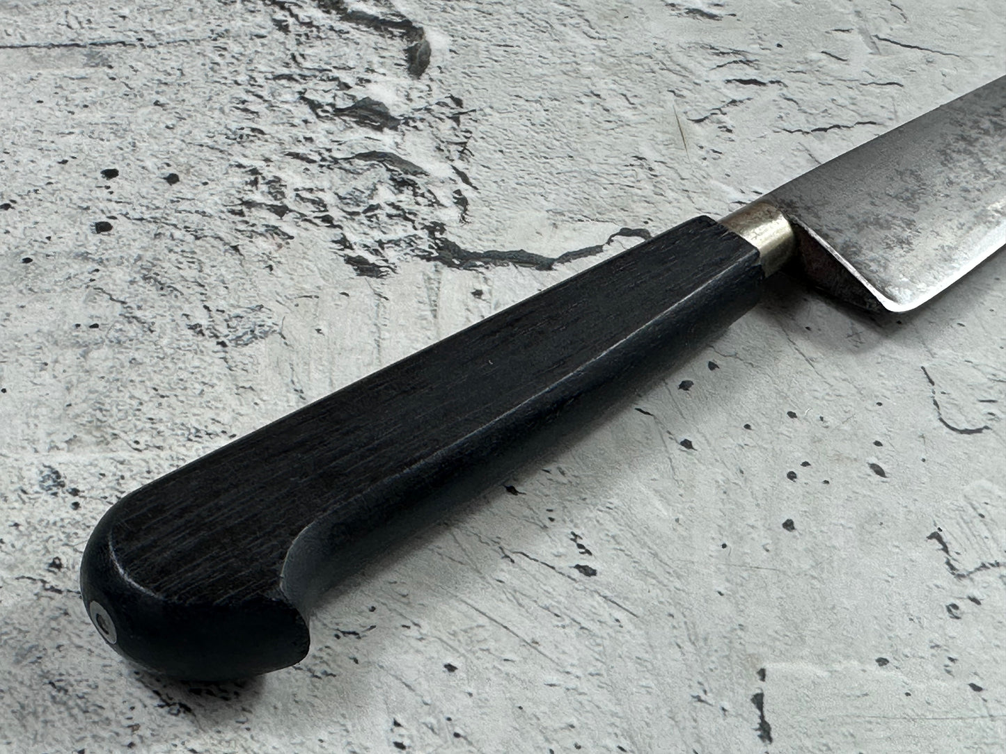 Vintage French Flexible fillet Knife 200mm Carbon Steel Wood Handle 2212