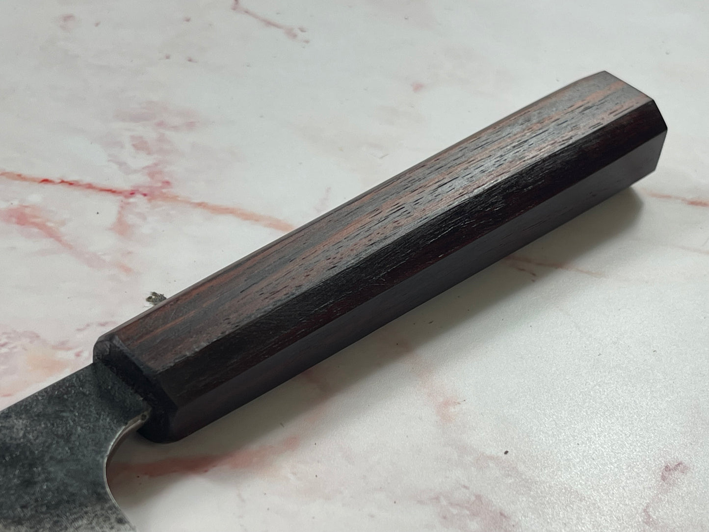 Kitchen Knives ID K-Tip Gyuto 230mm Kurouchi - Full Jatiwood Handle