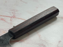 Load image into Gallery viewer, K-Tip Gyuto 230mm Kurouchi Full Jatiwood Timber Handle