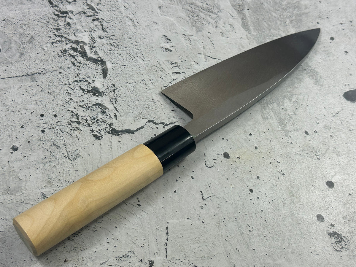 Vintage Seki Magoroku Carbon Steel Deba Knife 150mm 2352