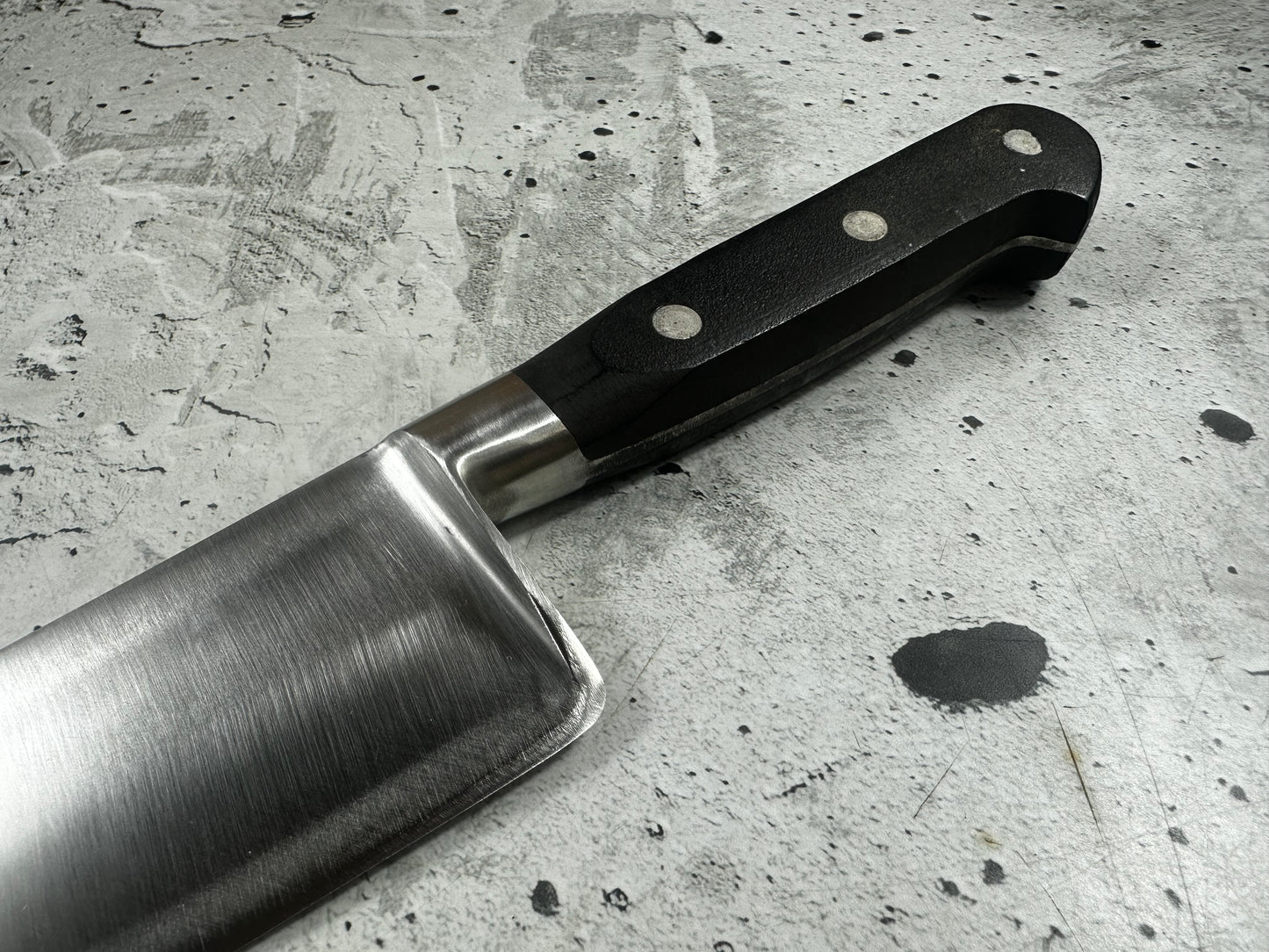 Vintage French Sabatier Chef Knife 250mm High Carbon Steel POM Handle 2246