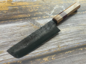 HG Blade Nakiri Knife 180mm Kurouchi Finish 1084 High Carbon Steel (2025)