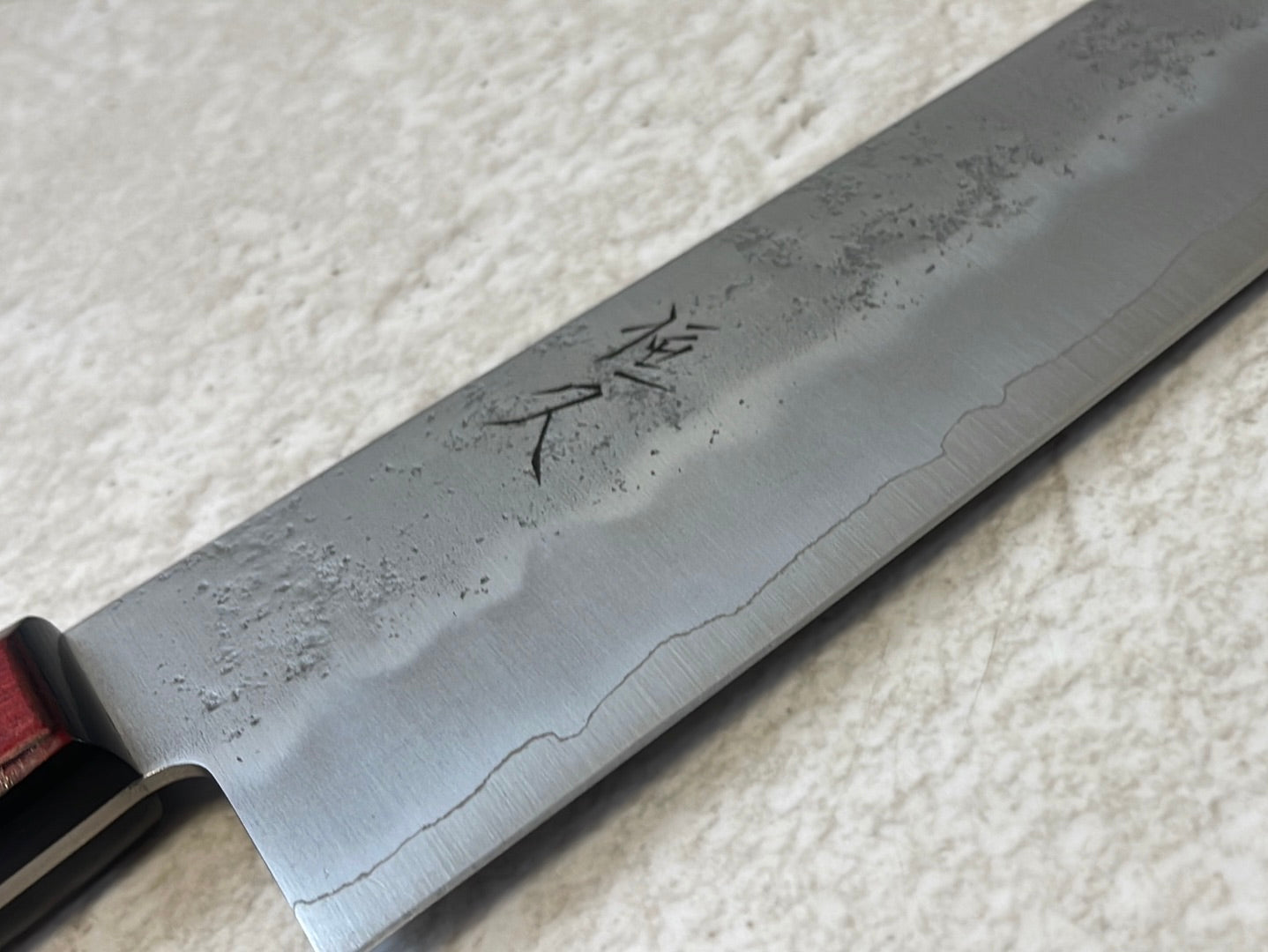 Tsunehisa G3 Nashiji Red Gyuto 210mm - Made in Japan 🇯🇵