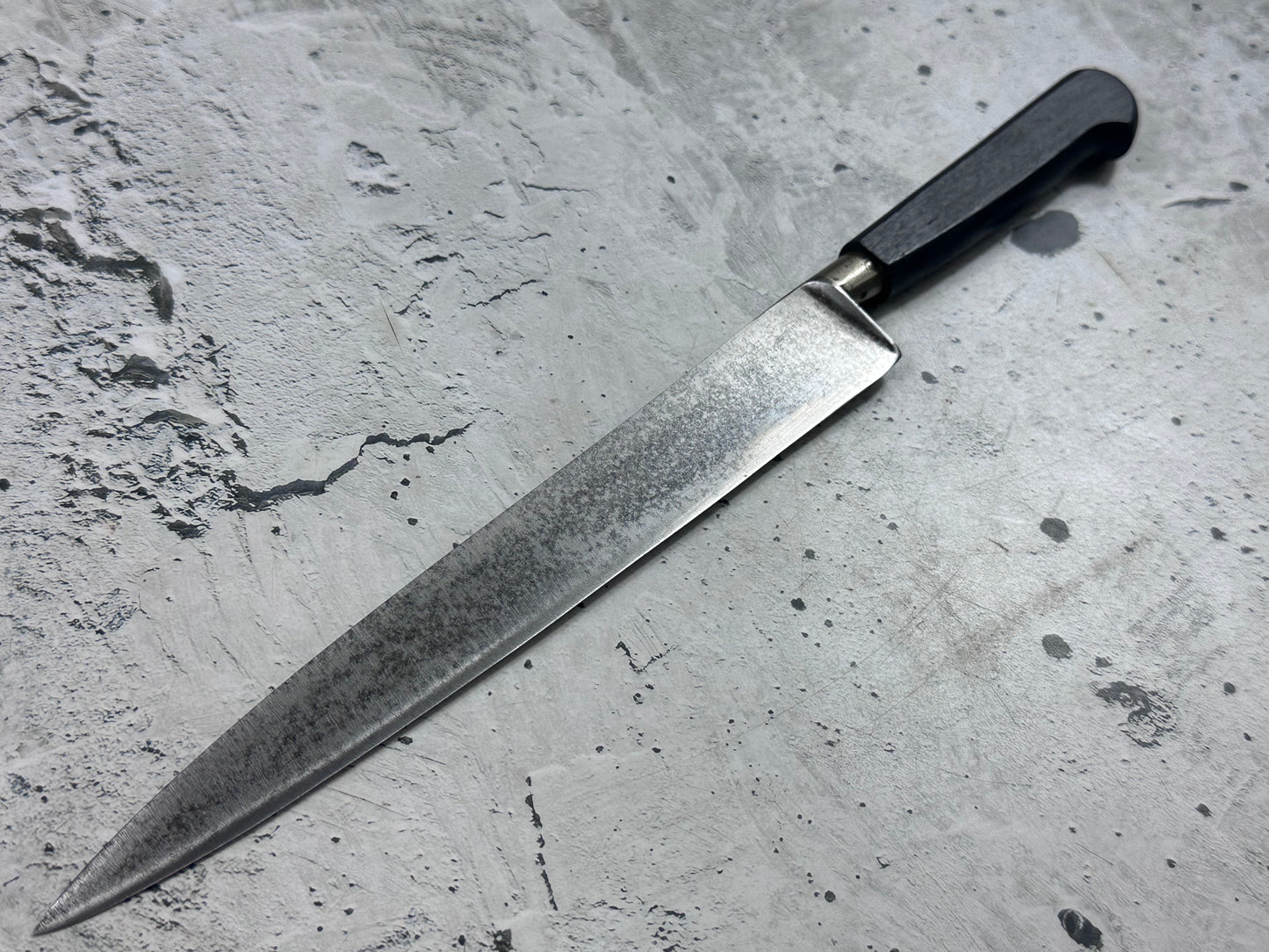 Vintage Sabatier Nogent Flexible Slicing Knife 200mm Carbon Steel 2180