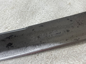 Vintage Gustav Emil Ern Butcher Machete Knife 315mm Made in Germany 🇩🇪 Cabon steel 1889