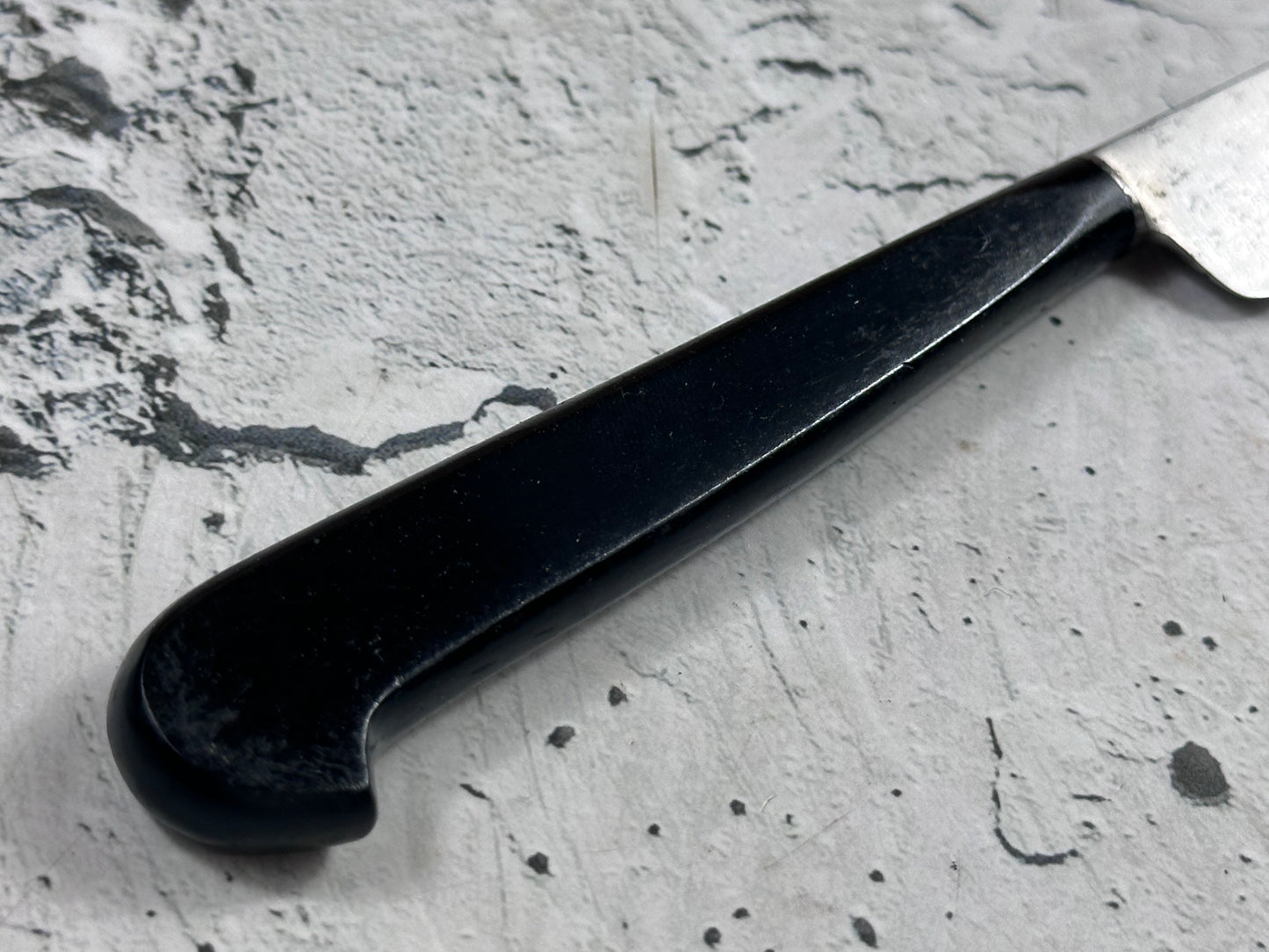 Vintage French Nogent Style Paring Knife 110mm Inox Steel POM Handle 2197