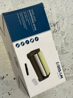 New Risan Three Sides Sharpening Stone With Base