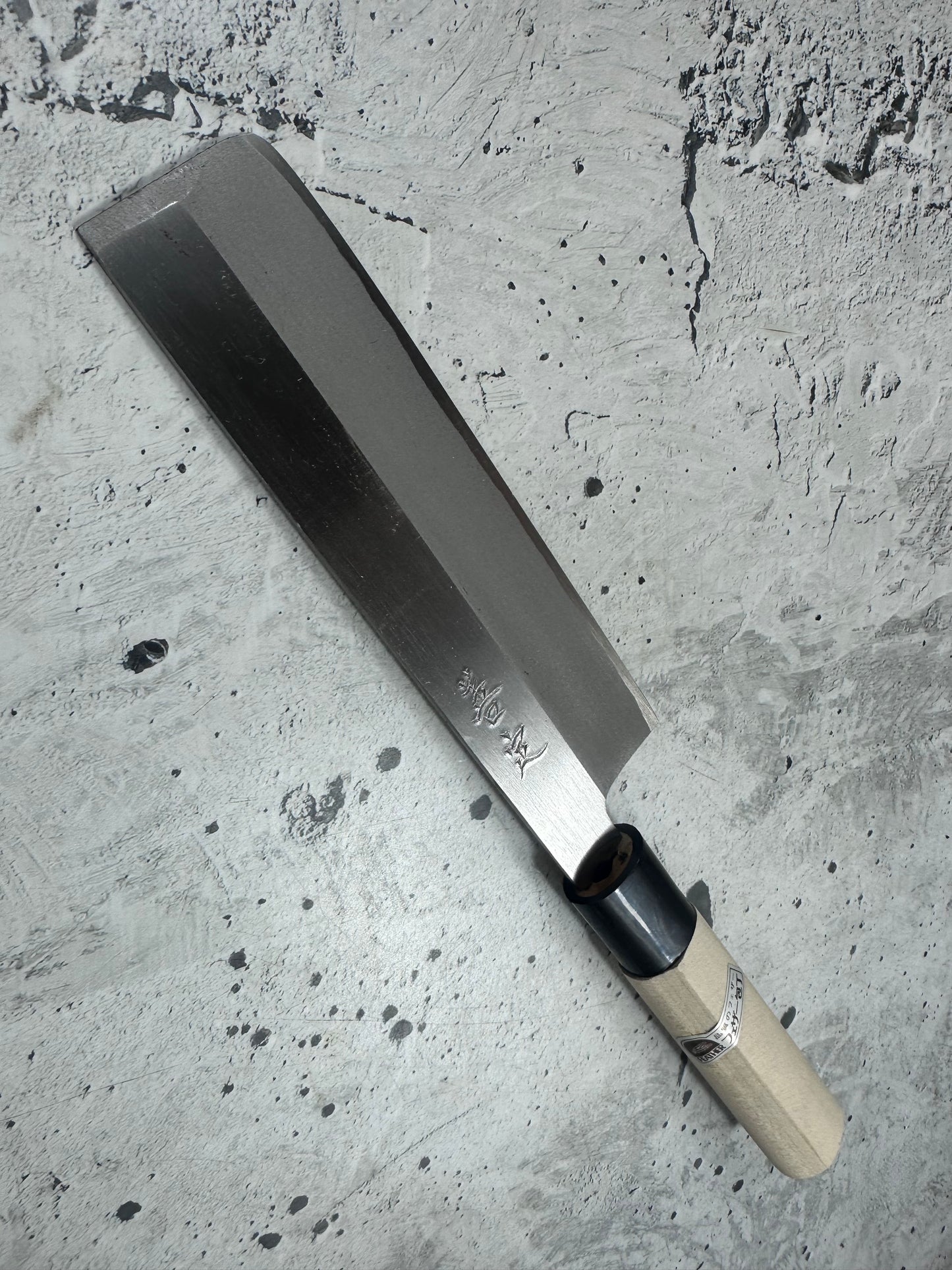 Vintage Feather Usuba Knife 150mm Carbon Steel 2158