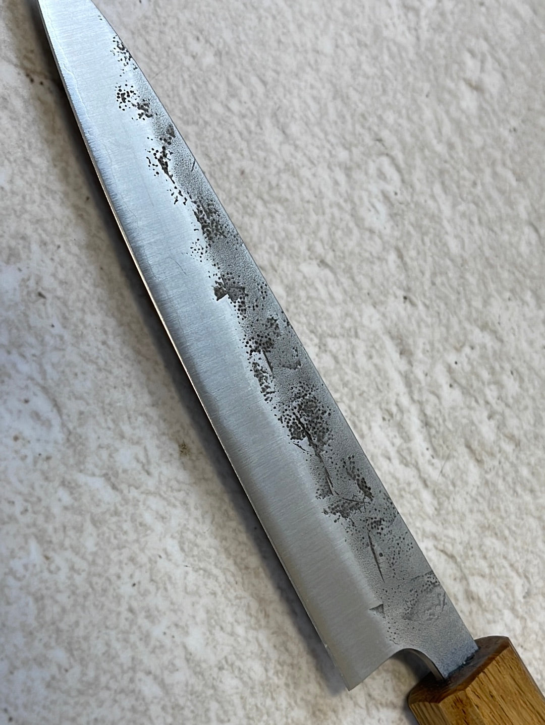 Tsunehisa SLD Washiji KOY Petty Knife 135mm - Made in Japan 🇯🇵 Oak Yaki Handle