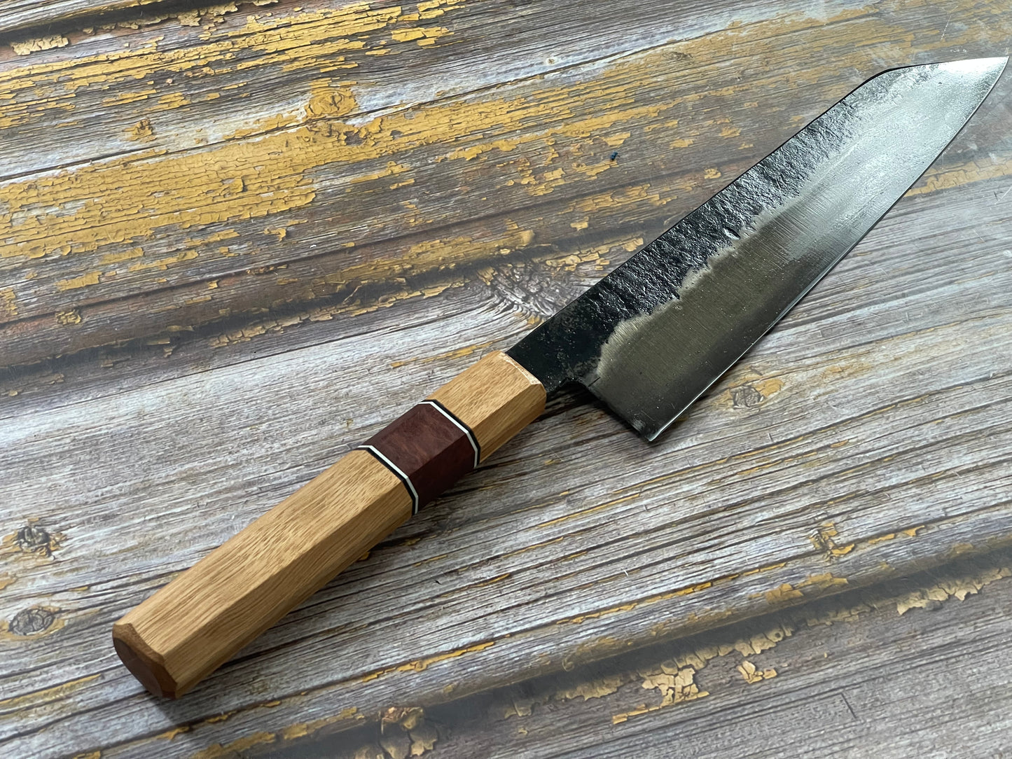 HG Blade Kiritsuke Knife 210mm Kurouchi Finish 1084 High Carbon Steel (2025)