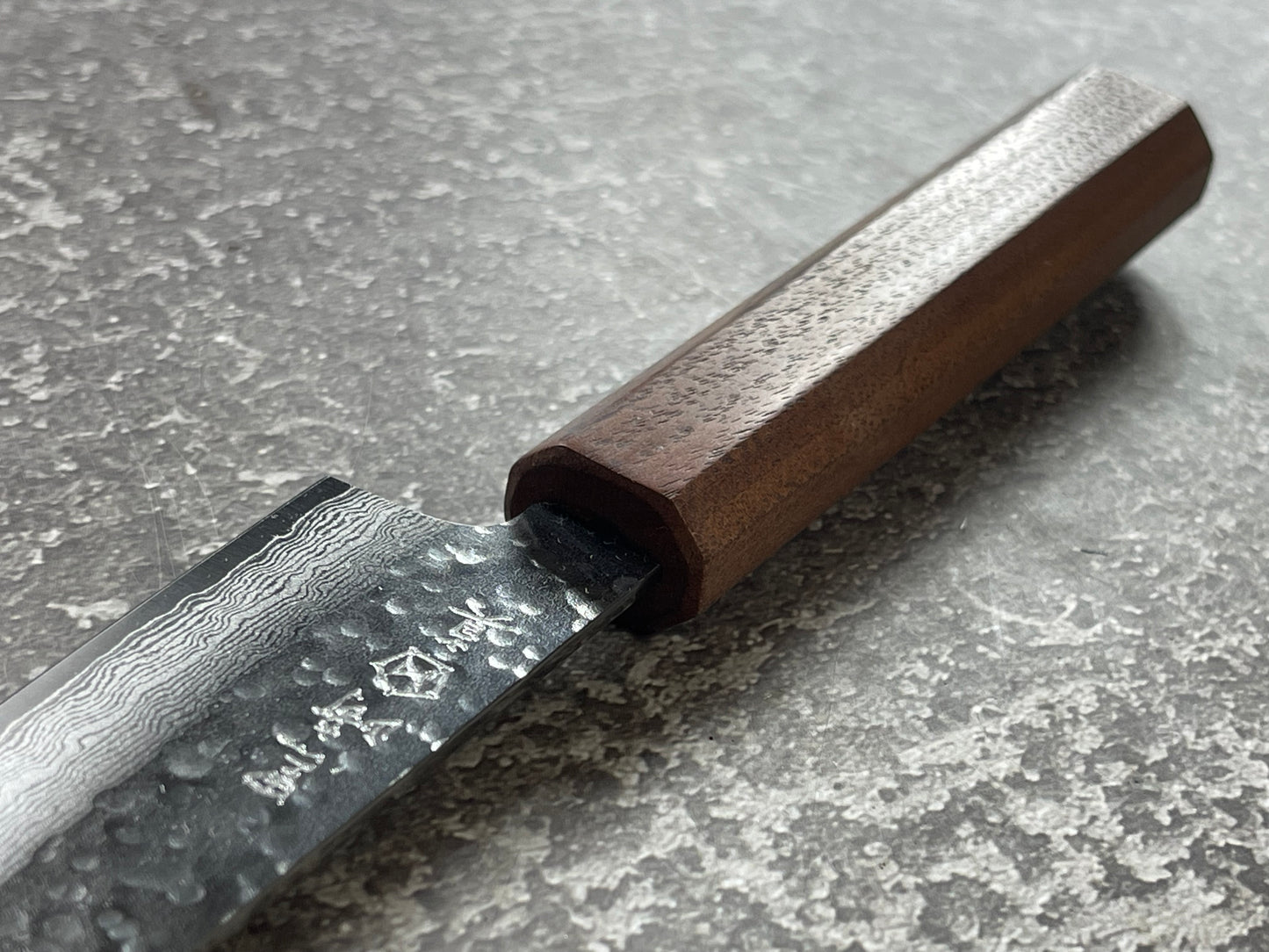 Makoto Kurosaki Damascus Tsuchime Petty 135mm