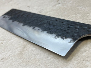 Nakiri 180mm Kurouchi Tsuchime with Jatiwood Timber Handle