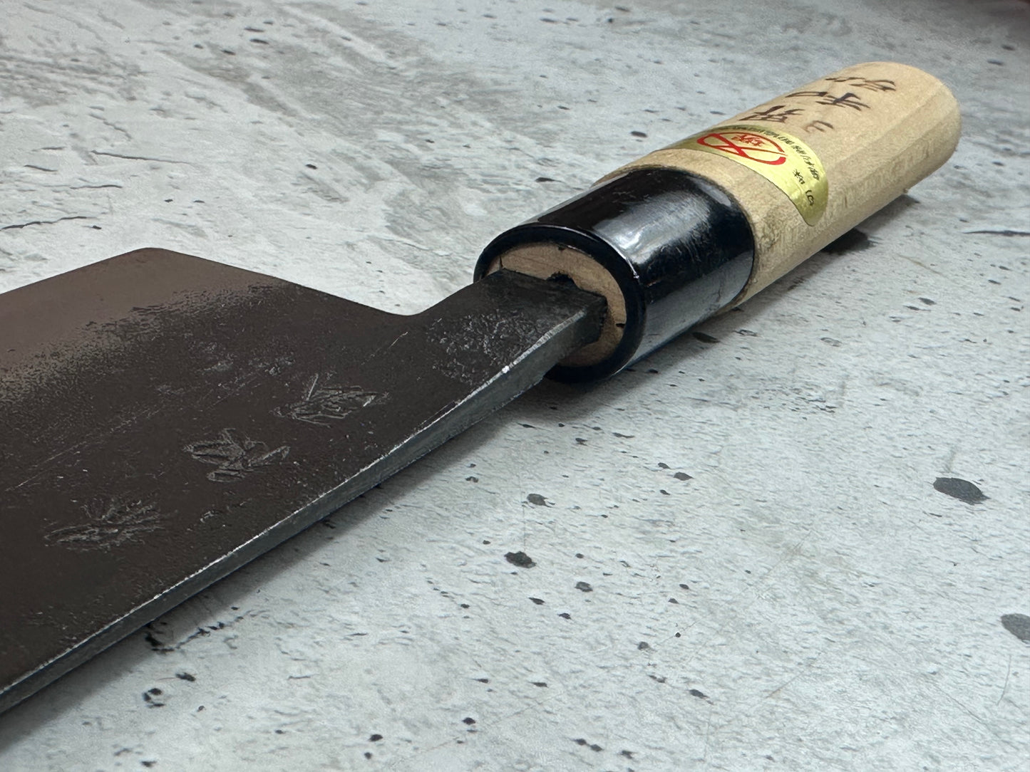 Vintage Nakiri Knife 160mm Carbon Steel Made in Japan 2026
