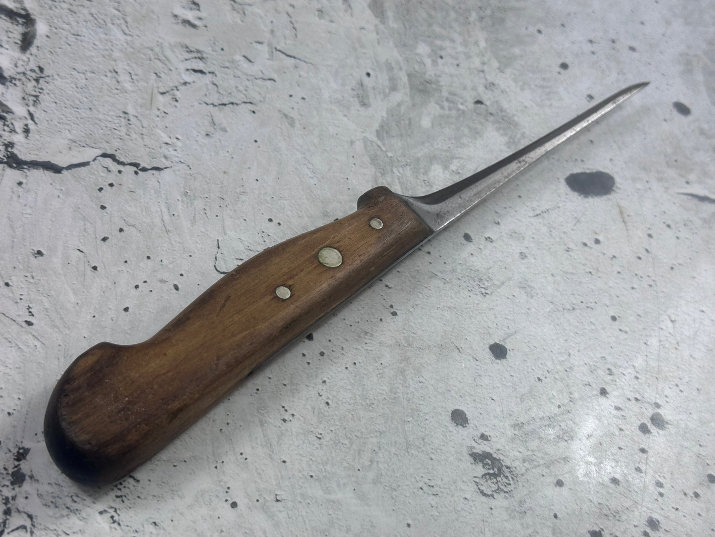 Vintage Gustav Emil Ern Boning Knife 120mm Carbon Steel Made in Germany 2126