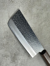Load image into Gallery viewer, Makoto Kurosaki Damascus Tsuchime Nakiri 165 mm