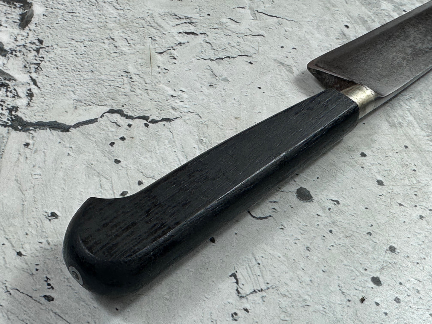 Vintage French Flexible fillet Knife 200mm Carbon Steel Wood Handle 2212