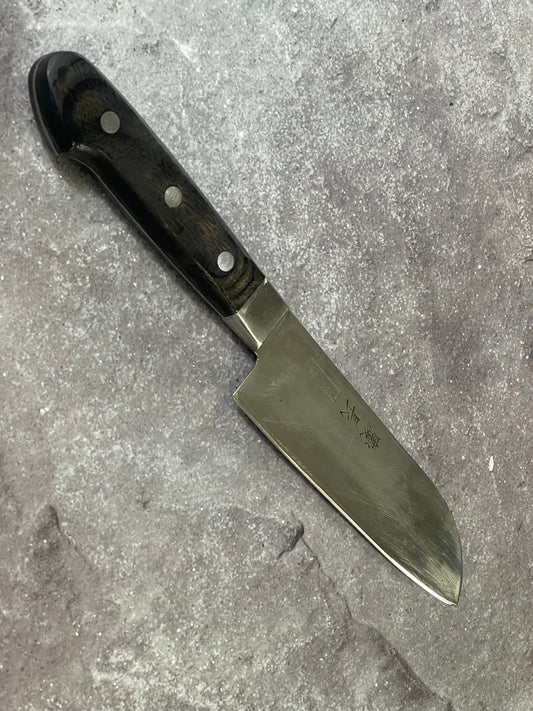 Vintage Japanese Santoku Knife 140mm Made in Japan 🇯🇵 1658
