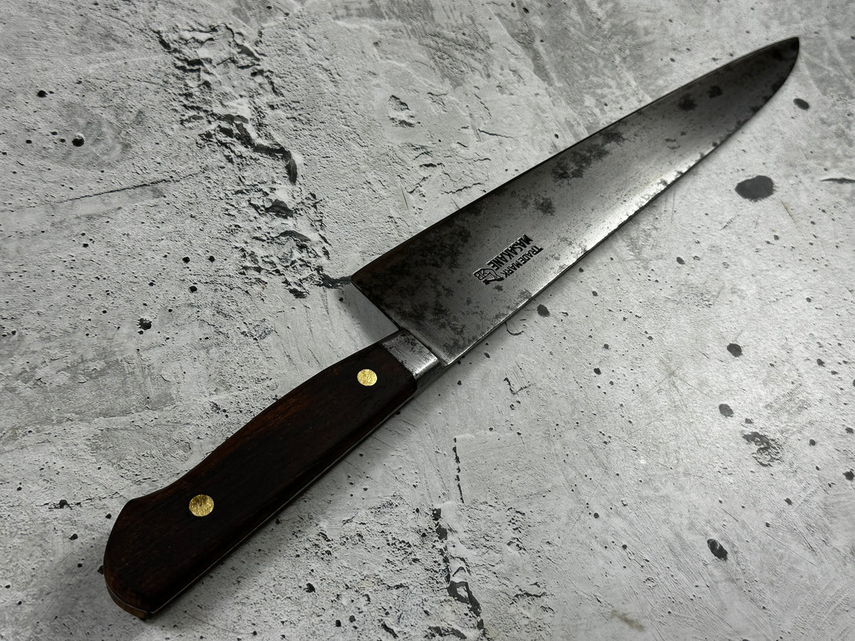 Vintage Masakane SK Carbon Steel Gyuto Knife 270mm 2304