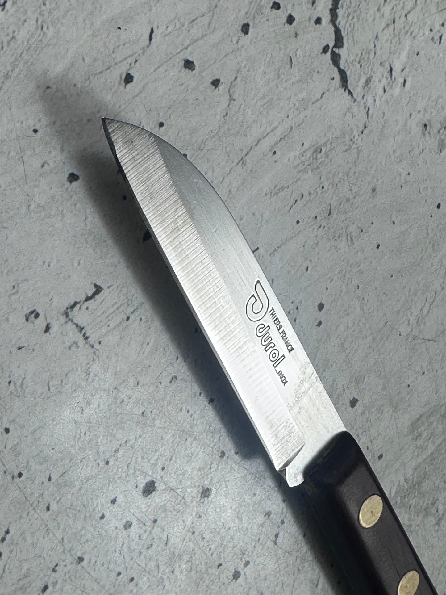 Vintage French Durol Paring Knife 70mm Inox Steel 2128