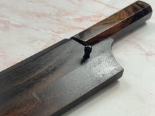 Load image into Gallery viewer, Keskin Migaki Bunka 150mm, Ebony Rosewwod &amp; Rosewood Wood sheath