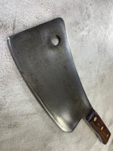 Load image into Gallery viewer, Vintage Dexter Butcher Cleaver Knife 220mm Carbon Steel Blade Made in USA 🇺🇸 1892
