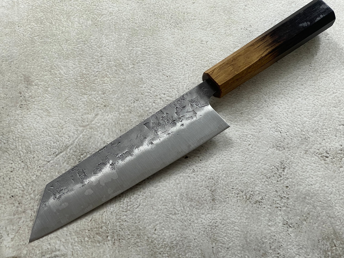 Tsunehisa SLD Washiji KOY Bunka Knife 170mm - Made in Japan 🇯🇵 Oak Yaki Handle