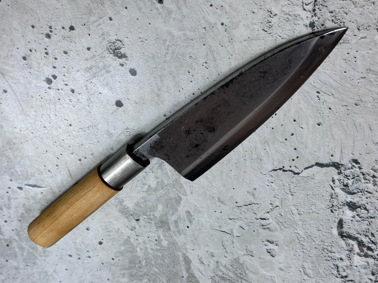 Vintage Sakai Soichi Deba Knife 160mm Carbon Steel 2143