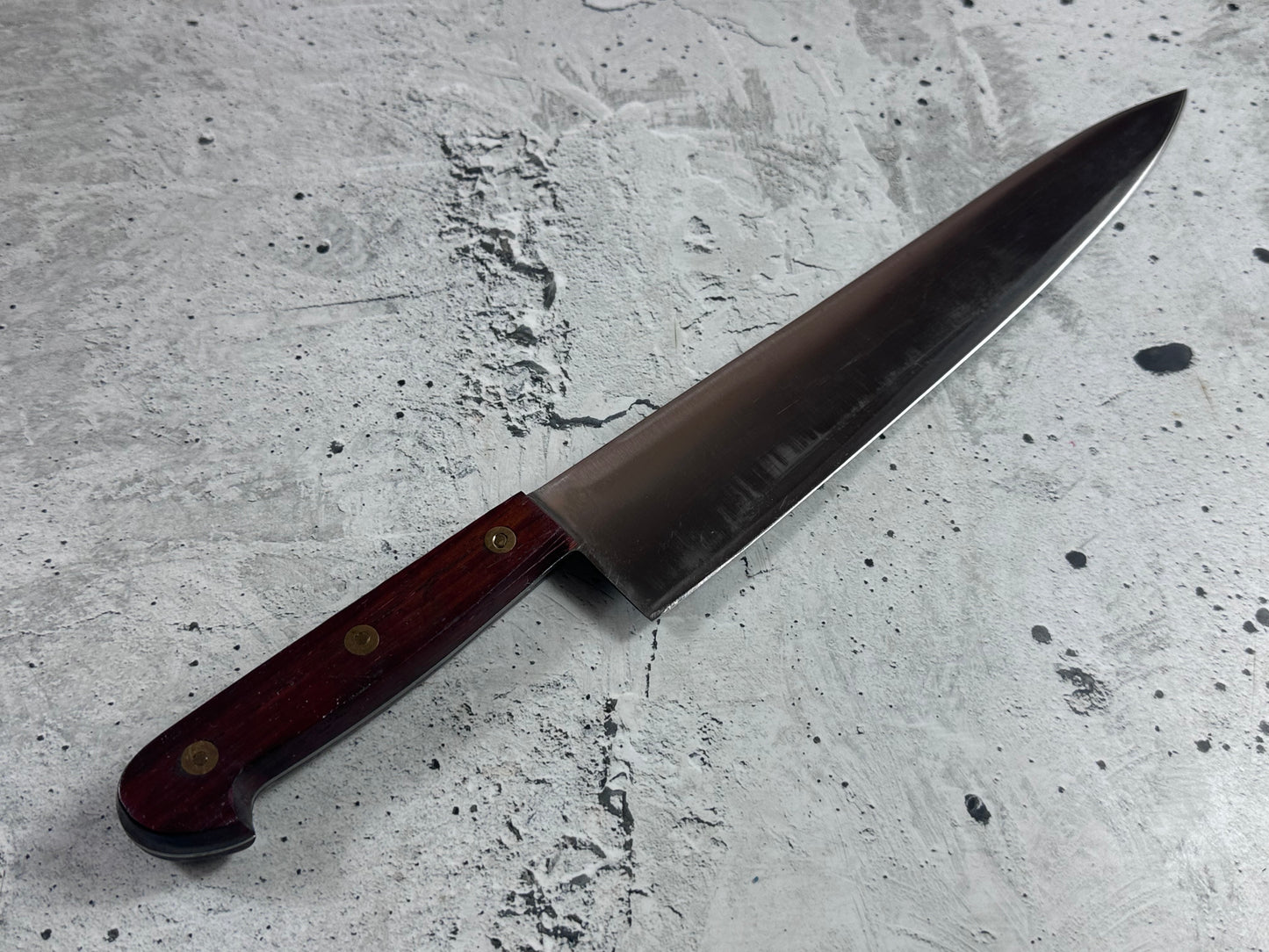 Vintage French Chef Knife 300mm High Carbon Steel Made in France 2031