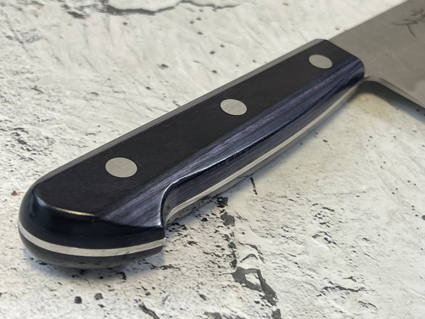 Tsunehisa G3 Nashiji Purple Nakiri 170mm - Made in Japan 🇯🇵