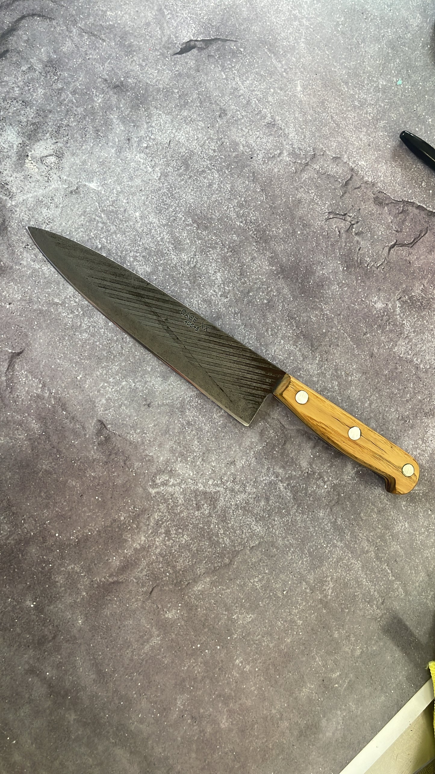Vintage Case XX Chef Knife 200mm - Carbon Steel Made In USA 🇺🇸 1629