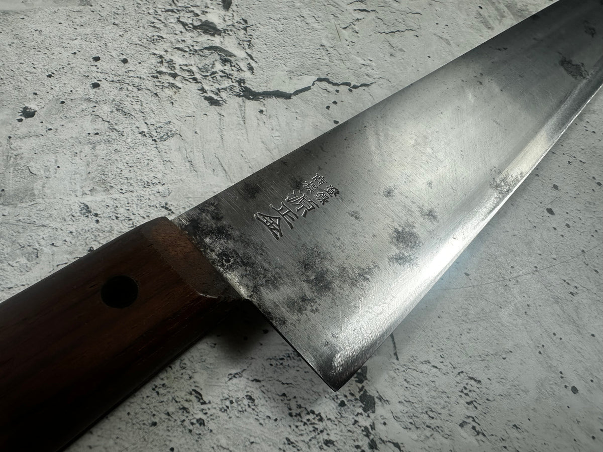 Vintage Minamoto Masakane Chef's Knife 300mm Carbon Steel 2299