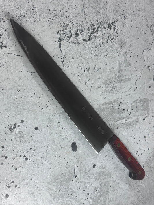 Vintage French Chef Knife 280mm High Carbon Steel Made in France 2036