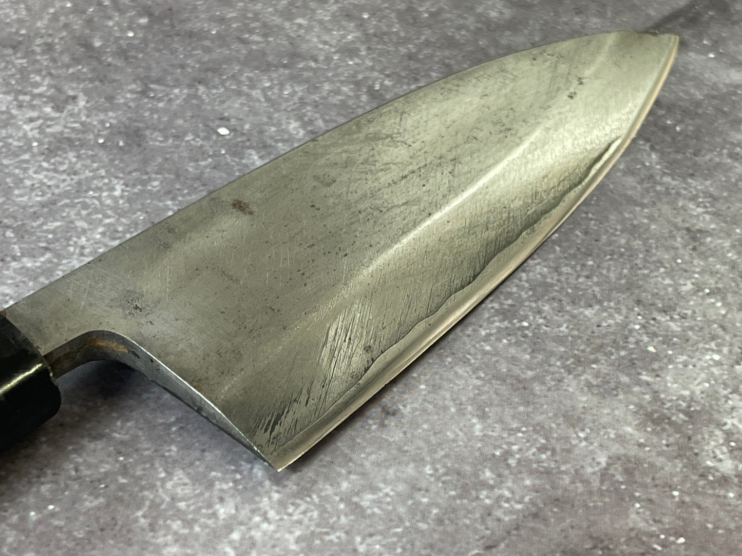 Vintage Japanese Deba Knife 150mm Made in Japan 🇯🇵 Carbon Steel 1755