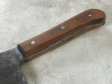 Load image into Gallery viewer, Vintage Butchers Foster Bros Cleaver Knife 160mm Made in USA 🇺🇸 Carbon Steel 1894
