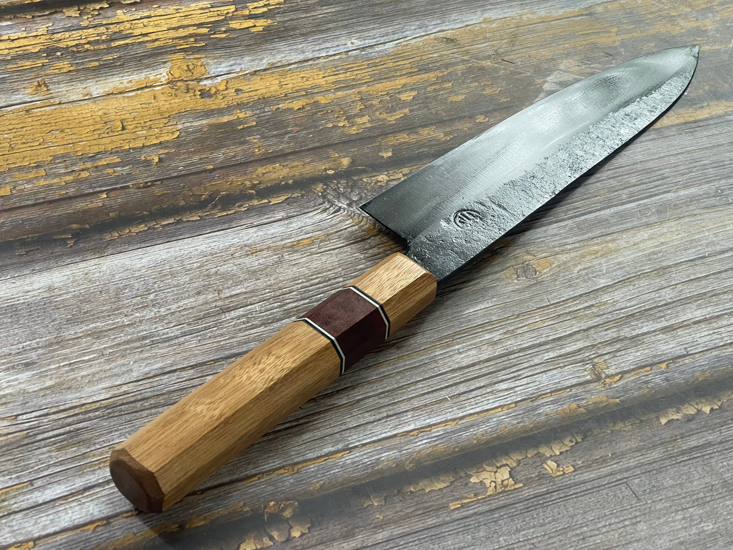 HG Blade Gyuto Knife 210mm Kurouchi Finish 1084 High Carbon Steel (2025)
