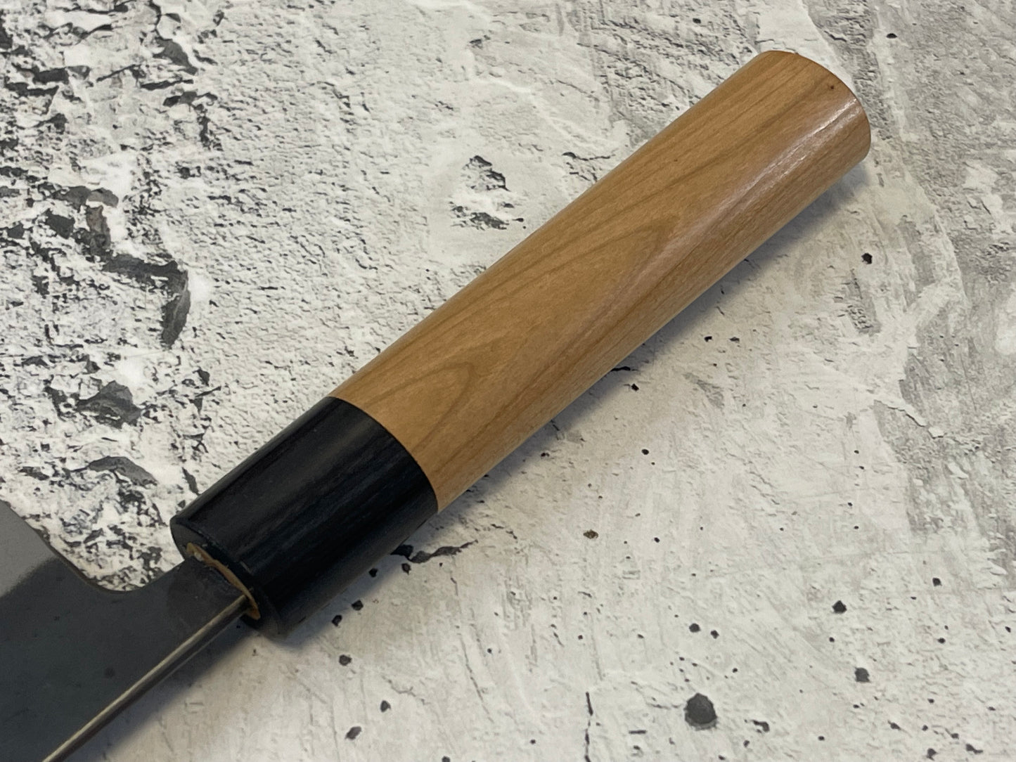 Muneishi Aogami SS Clad Gyuto 150 mm  Kurochi Finish Made in Japan