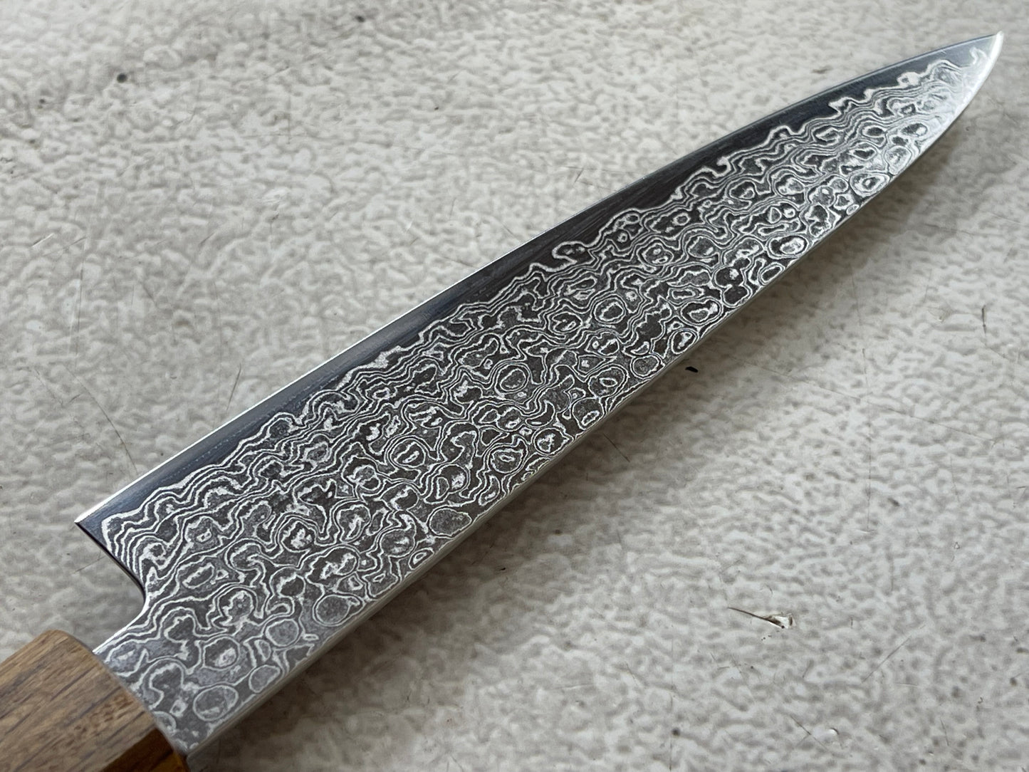 Tsunehisa ZA18 Damascus Petty 135mm Oak Handle Made in Japan 🇯🇵