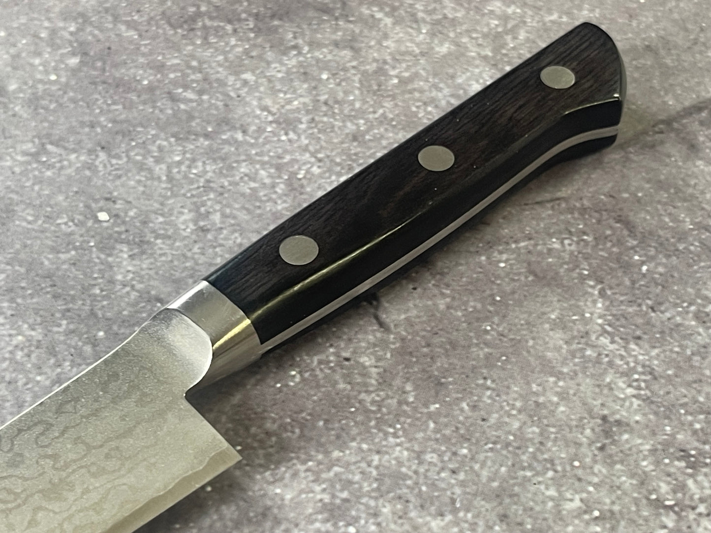 Tsunehisa VG-10 Damascus Petty 120mm Oak Handle Made in Japan 🇯🇵