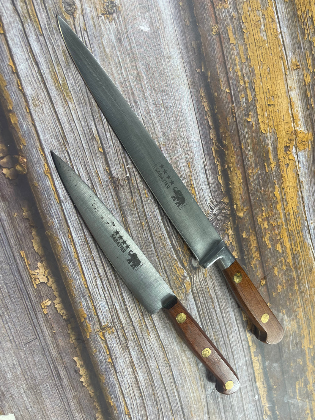 Vintage Sabatier Knife Set 2x Made in France 🇫🇷 1962