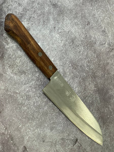 Vintage Japanese Santoku Knife 170mm Made in Japan 🇯🇵 1651