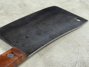 Vintage Butcher Cleaver Knife 200mm Carbon Steel Blade Made in USA 🇺🇸 1920