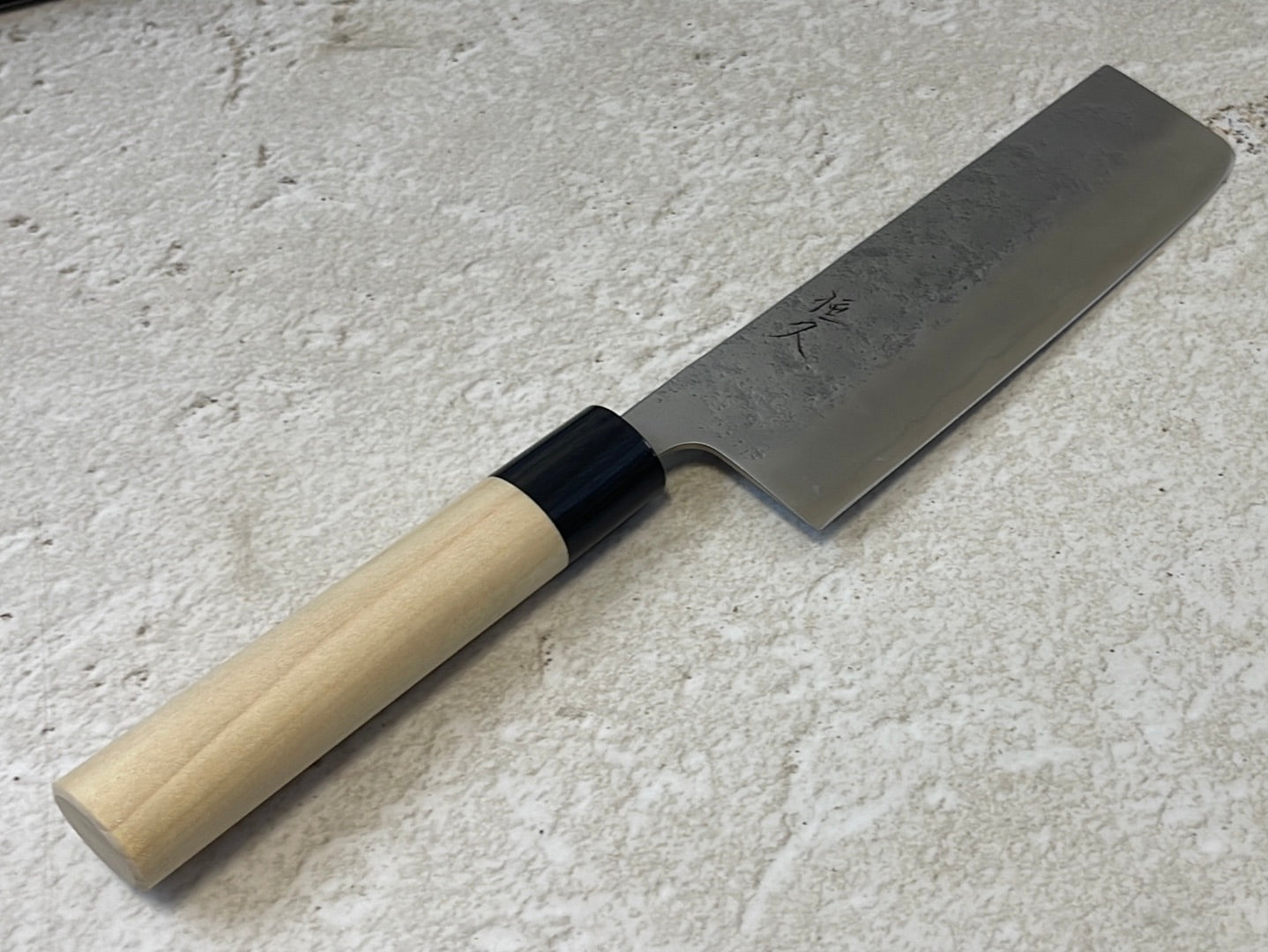 Tsunehisa G3 Nashiji HBC Nakiri 165mm - Made in Japan 🇯🇵 Magnolia Oval Wa Handle