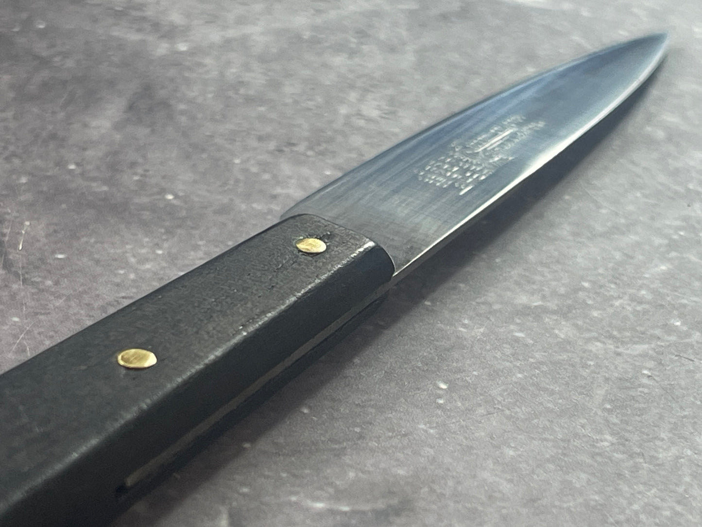 Vintage French Sabatier Trumpet - Gold Medal 1812 Paring Knife Stainless Steel Made in France 🇫🇷