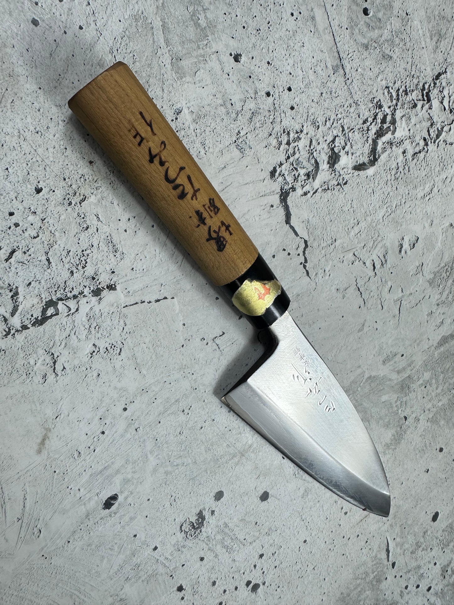 Vintage Sakai Marimoto Deba Knife 160mm Carbon Steel 2161