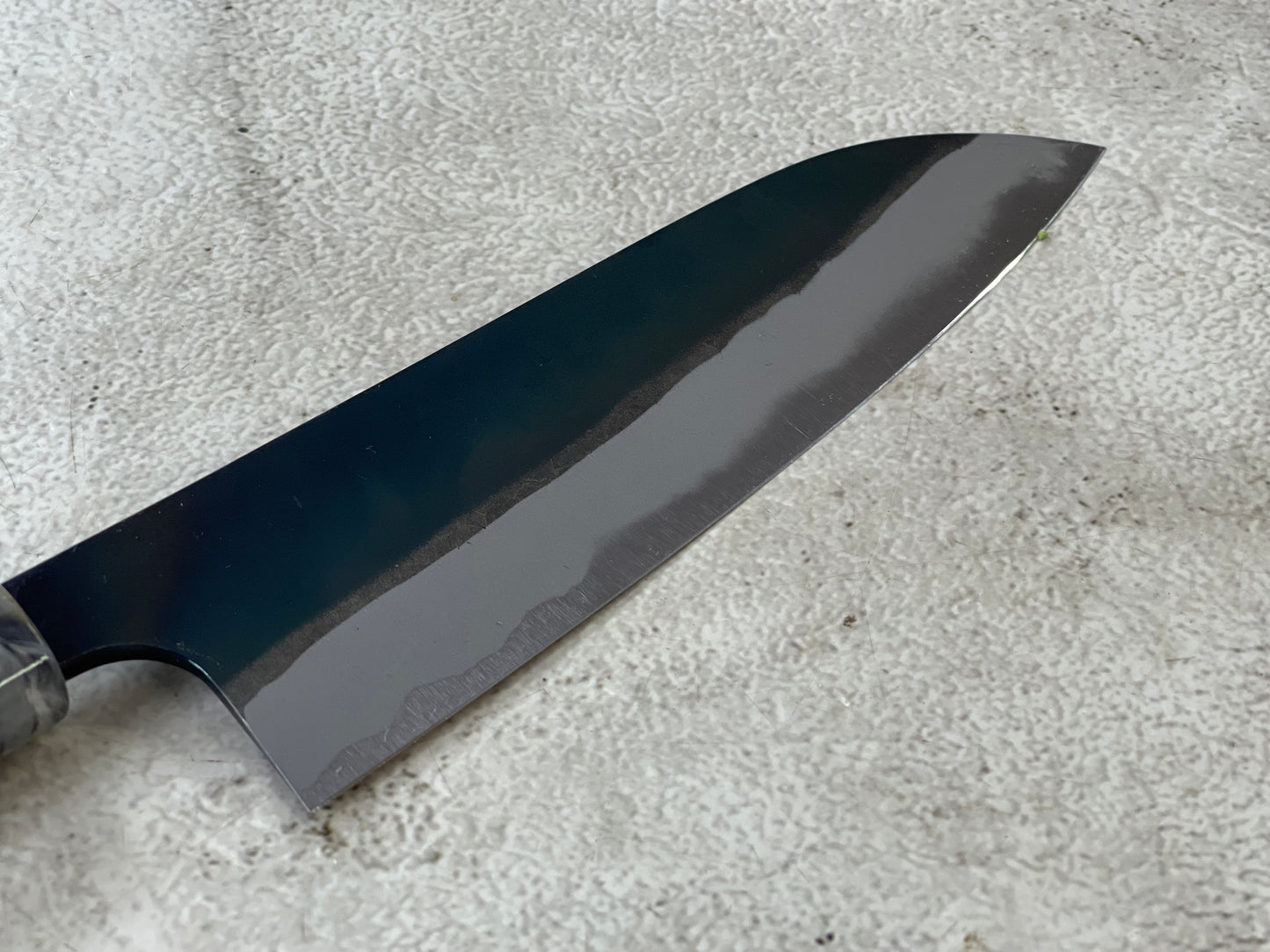 MASAKAGE MIZU Santoku 170mm oval Cherry Wood Handle