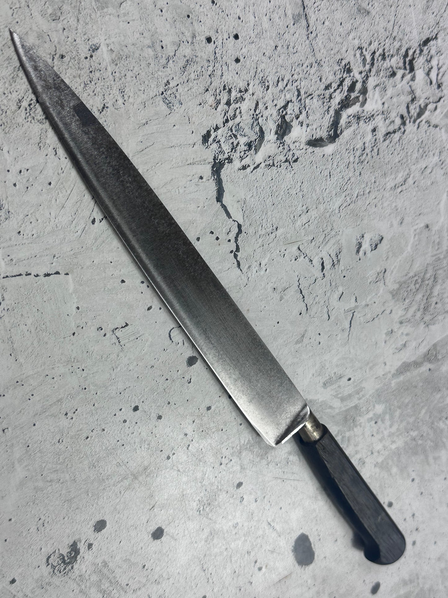Vintage Sabatier Nogent Flexible Slicing Knife 200mm Carbon Steel 2184