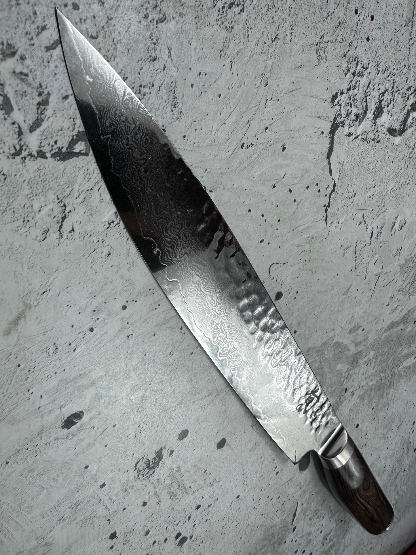 Pre-Owned Shun Premier Slicing Knife 240mm Damascus Steel PakkaWood Handle 2176