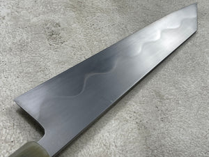Keskin Migaki Kiritsuke 230mm Amboyna Burl & Blonde Buffalo Horn with sheath