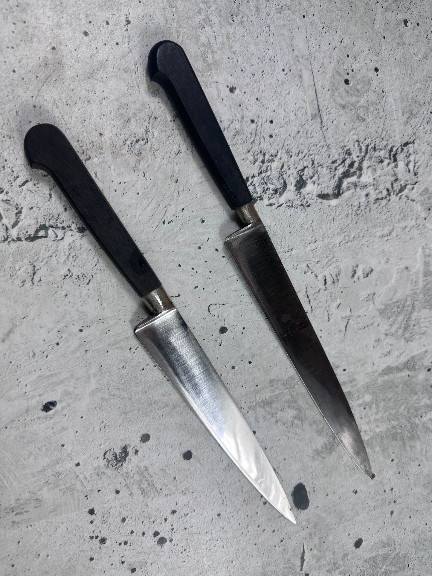 Vintage Nogent Knife  Set 2x Carbon Steel Made in France 🇫🇷 2045