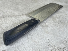 Load image into Gallery viewer, Masutani Kokuryu Usuba 160mm Blue Pakkawood Handle